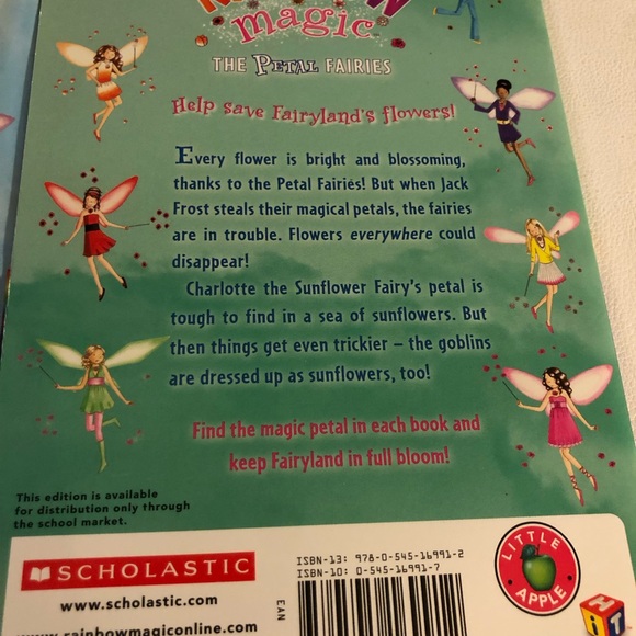 Rainbow Magic Fairy The Petal Fairies Collection 1-7 Scholastic - Picture 6 of 13
